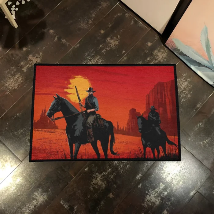 RDR2 Rug – Epic Western Rug for Boys Room or Gift - Image 2