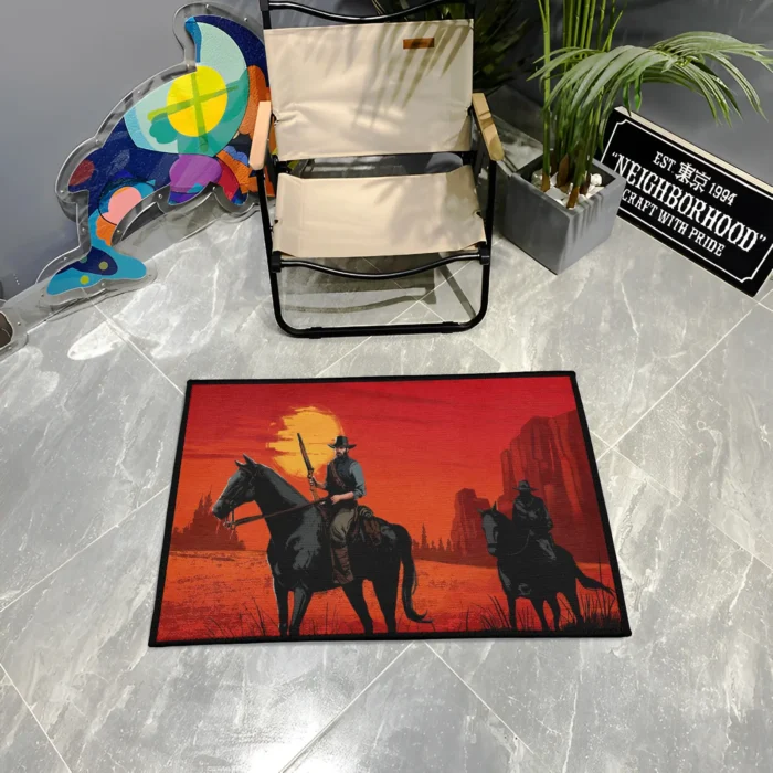 RDR2 Rug – Epic Western Rug for Boys Room or Gift - Image 3