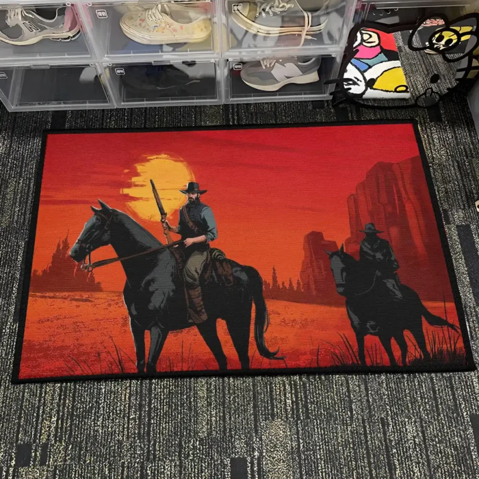 RDR2 Rug – Epic Western Rug for Boys Room or Gift - Image 4