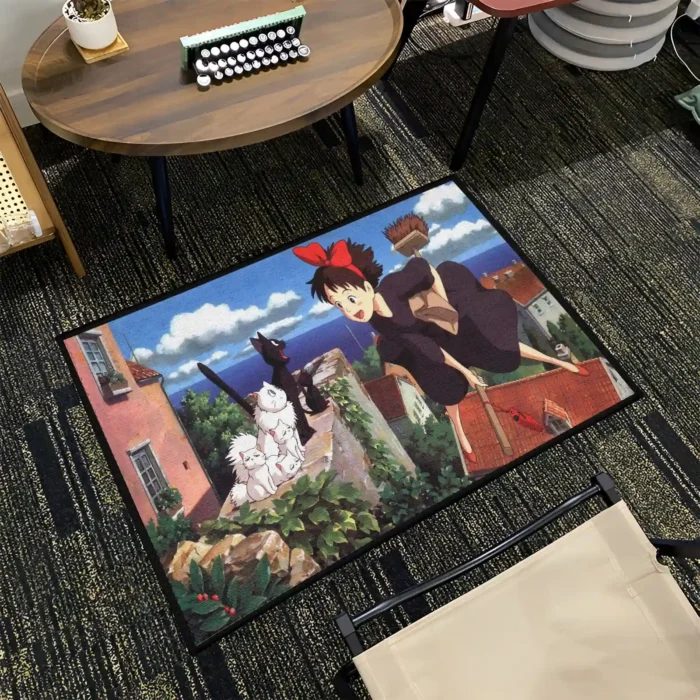 Kiki's Delivery Service Rug – Unique Rug for Bedroom, Gift for Anime Fans - Image 2
