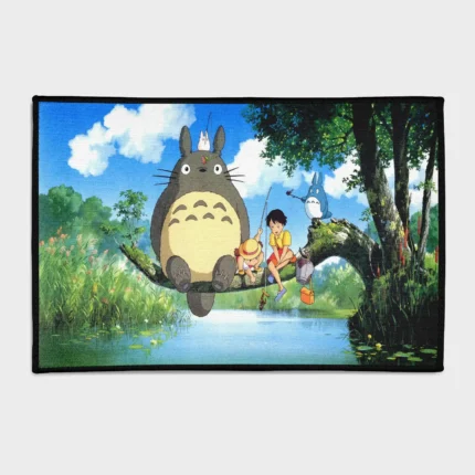 For fans of *My Neighbor Totoro*, this cute rug adds a cozy and magical touch to your anime room decor. Perfect as a gift for Totoro lovers or for creating a themed space.