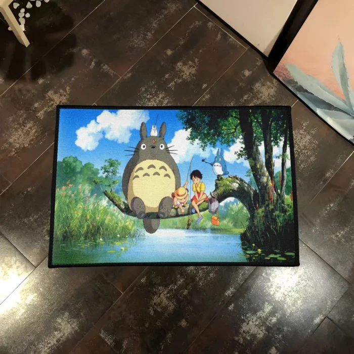 My Neighbor Totoro Rug – Cute Studio Ghibli Carpet, Perfect Anime Room Decor Gift - Image 2