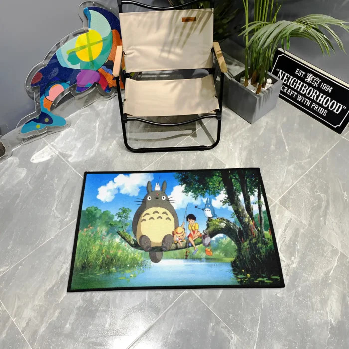My Neighbor Totoro Rug – Cute Studio Ghibli Carpet, Perfect Anime Room Decor Gift - Image 3