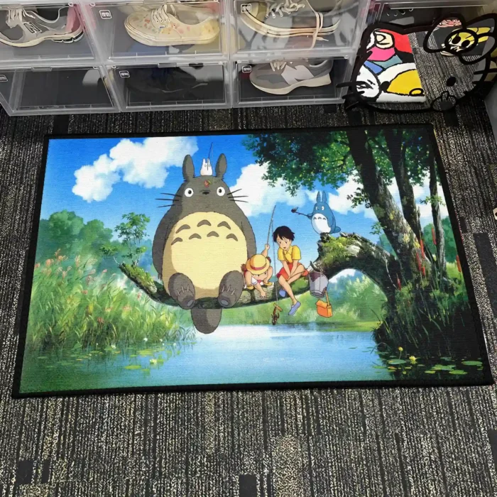 My Neighbor Totoro Rug – Cute Studio Ghibli Carpet, Perfect Anime Room Decor Gift - Image 4