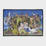 Bring the world of *Porco Rosso* into your home with this stylish rug. Ideal for home decor or as a gift for anime fans, it adds a classic, vintage charm to any space.