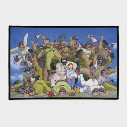 Bring the world of *Porco Rosso* into your home with this stylish rug. Ideal for home decor or as a gift for anime fans, it adds a classic, vintage charm to any space.