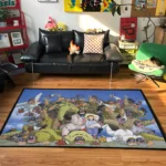 Porco Rosso Rug – Stylish Rug for Home Decor or Anime Fan Gift - Image 2