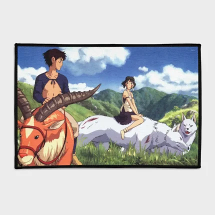 Step into the world of *Princess Mononoke* with this epic decor rug. Perfect for bedroom or game room, it’s a great gift for fans and adds a mystical vibe to your space.