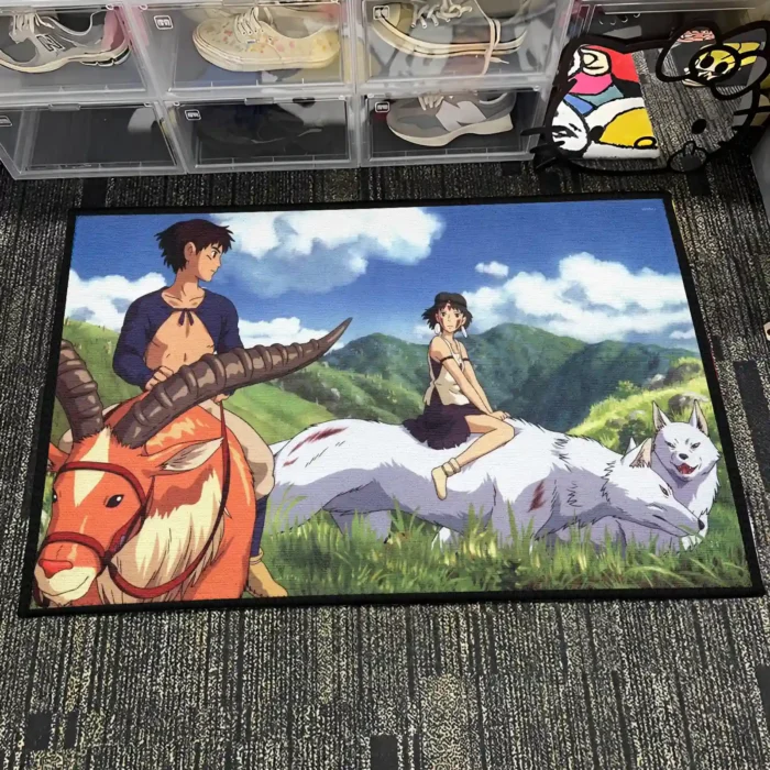 Princess Mononoke Rug – Epic Decor Rug, Great Gift for Bedroom or Game Room - Image 4