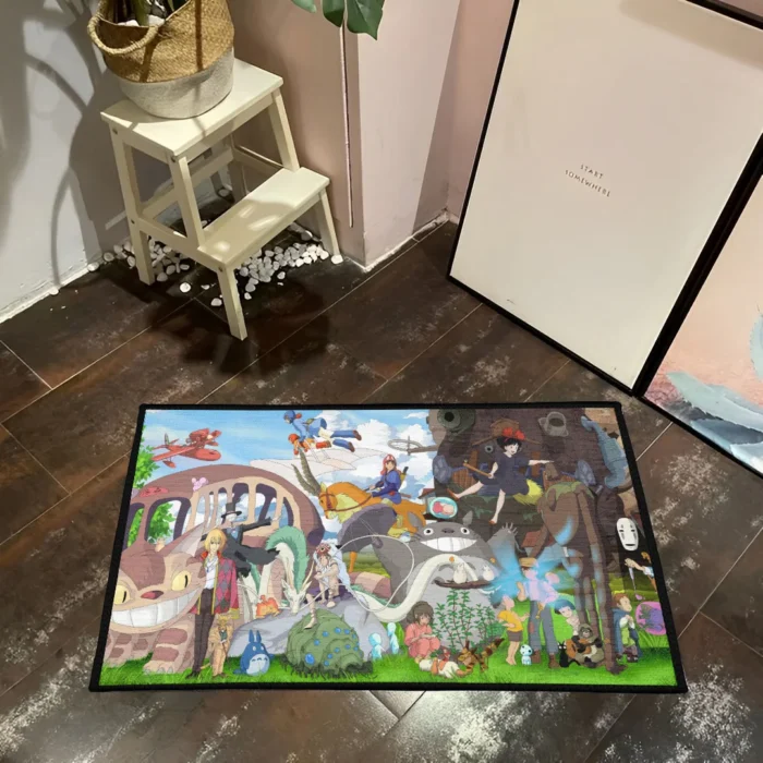 Studio Ghibli Rug – Unique Carpet for Gaming Room or Anime-Themed Space - Image 3