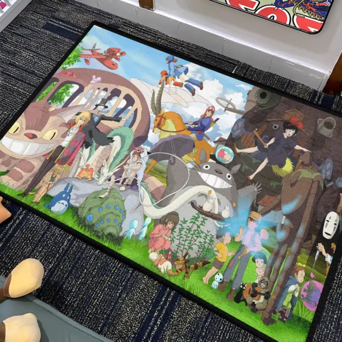 Studio Ghibli Rug – Unique Carpet for Gaming Room or Anime-Themed Space - Image 4