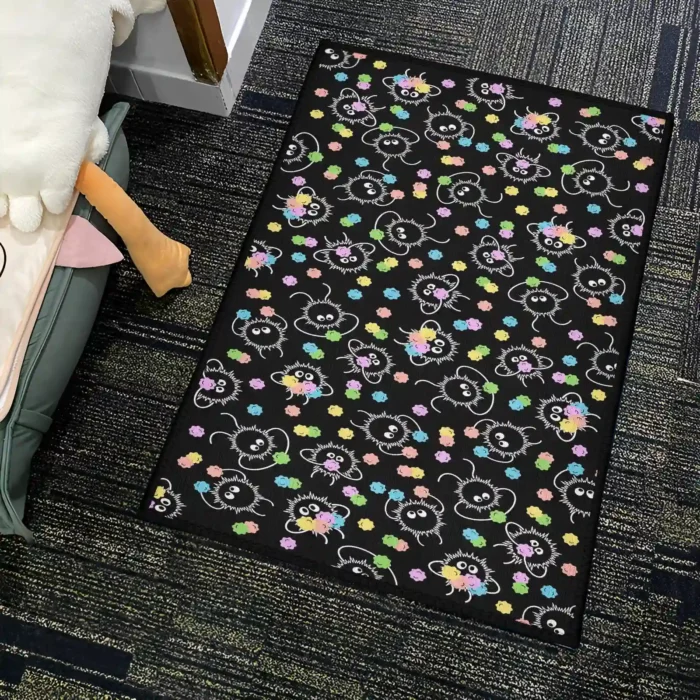 Soot Sprite Rug – Fun Floor Mat for Bedroom or Cozy Anime Room Decor - Image 4