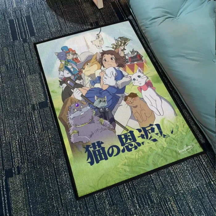 The Cat Returns Rug – Cute Decor Rug, Perfect Gift for Anime Lovers - Image 2