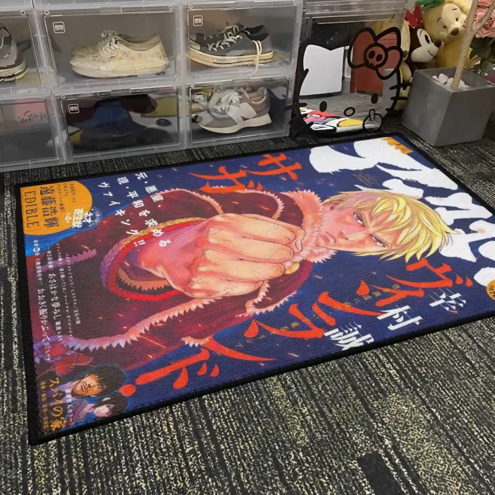 Vinland Saga Comic Cover Rug – Anime Carpet for Gaming Room or Home Decor - Image 2