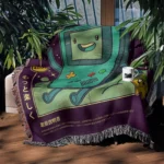 BMO Woven Tapestry Throw Blanket - Cartoon Wall Art Decor Gift - Image 3
