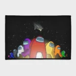 Step into the world of *Among Us* with this fun AU rug. Ideal for kids' rooms or Impostor fan setups, it adds a playful and whimsical touch to your space, perfect for fans of the game.