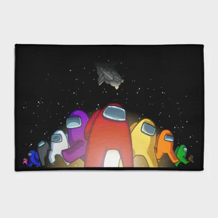 Step into the world of *Among Us* with this fun AU rug. Ideal for kids' rooms or Impostor fan setups, it adds a playful and whimsical touch to your space, perfect for fans of the game.