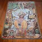 OP Manga Cover Woven Tapestry Throw Blanket – Popular Room Decor, Wall Art & Home Accent - Image 6