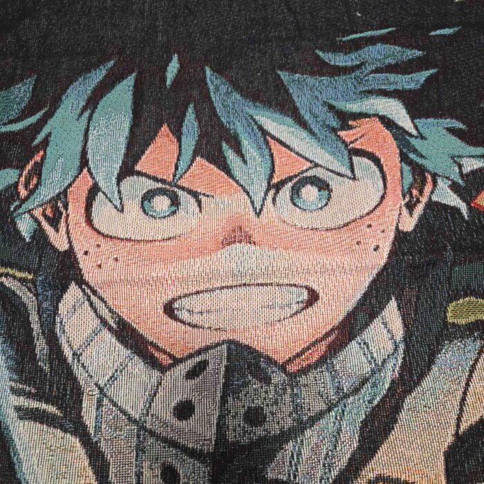 MHA Manga Cover Anime Woven Tapestry Throw Blanket – Iconic Throw, Room & Home Decor, Perfect Gift - Image 7
