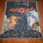 Berserk Old Anime Poster Anime Woven Tapestry Throw Blanket – Vintage Wall Art, Room & Home Decor, Great Gift - Image 6