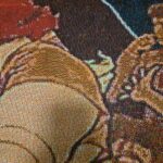 Cowboy Anime Woven Tapestry Throw Blanket – Unique Wall Art, Room & Home Decor, Cozy Accent - Image 7