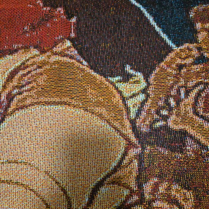 Cowboy Anime Woven Tapestry Throw Blanket – Unique Wall Art, Room & Home Decor, Cozy Accent - Image 7