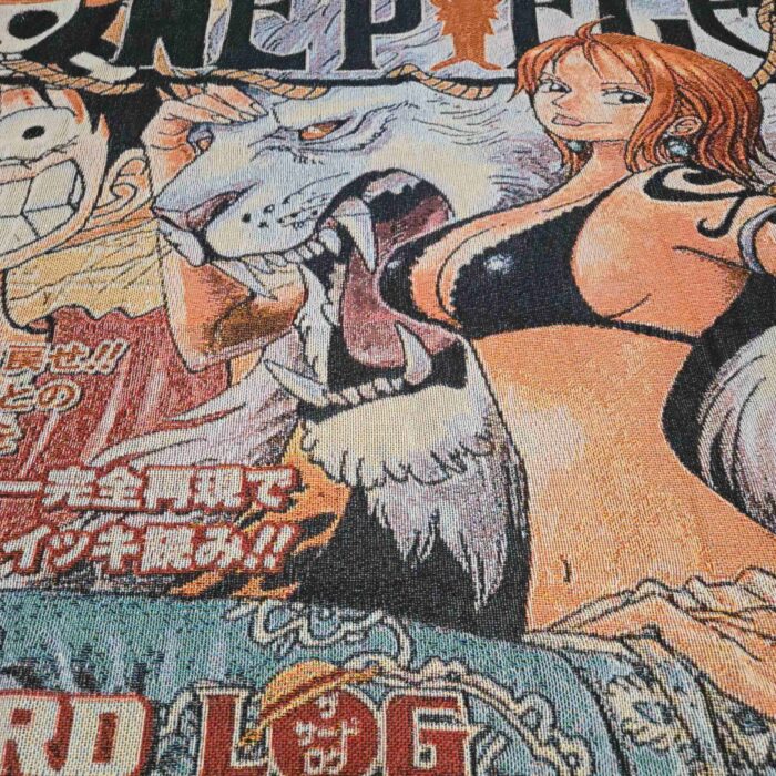 OP Manga Cover Woven Tapestry Throw Blanket – Collectible Wall Hanging, Room & Home Decor - Image 7