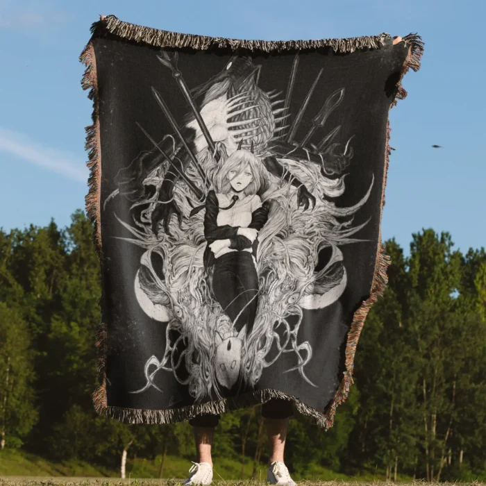 CSM Power Woven Tapestry Throw Blanket – Bold Wall Art, Room & Home Decor, Perfect Gift - Image 4