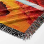 DB Woven Tapestry Throw Blanket – Classic Wall Art, Room & Home Decor, Anime-Inspired Accent - Image 6