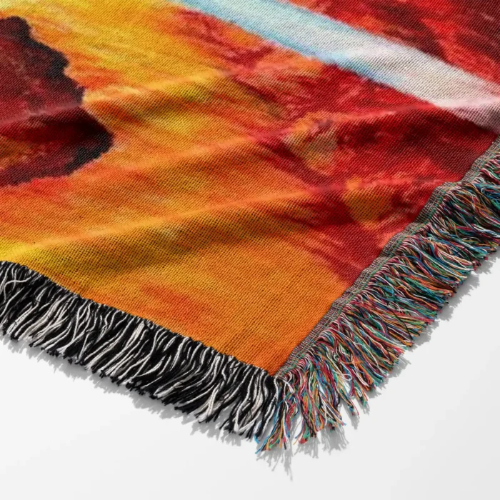 DB Woven Tapestry Throw Blanket – Classic Wall Art, Room & Home Decor, Anime-Inspired Accent - Image 6