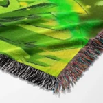 DB Broly Woven Tapestry Throw Blanket – Epic Wall Rug, Room & Home Decor, Action Fans Gift - Image 6