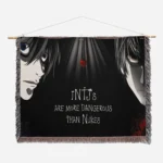 Death Woven Tapestry Throw Blanket – Dark Wall Art, Room & Home Decor, Perfect Gift - Image 2