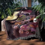 Demon Woven Tapestry Throw Blanket – Wall Art, Room & Home Decor, Perfect for Wall Hanging or Cozy Throw - Image 4