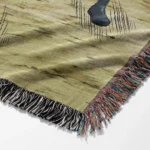 FT Woven Tapestry Throw Blanket – Cozy Throw, Room & Home Decor, Stylish Accent - Image 6