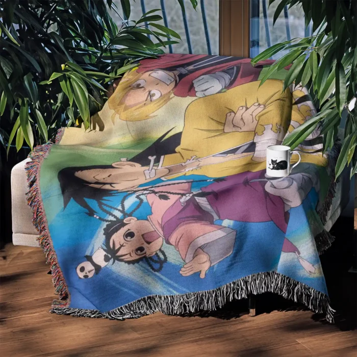 FA Woven Tapestry Throw Blanket – Steampunk Wall Art, Room & Home Decor, Collectible Gift - Image 4