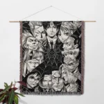 HxH Phantom Troupe Woven Tapestry Throw Blanket – Edgy Wall Rug, Room & Home Decor, Collectible Gift - Image 2