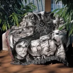 HxH Phantom Troupe Woven Tapestry Throw Blanket – Edgy Wall Rug, Room & Home Decor, Collectible Gift - Image 3