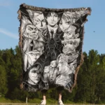 HxH Phantom Troupe Woven Tapestry Throw Blanket – Edgy Wall Rug, Room & Home Decor, Collectible Gift - Image 4
