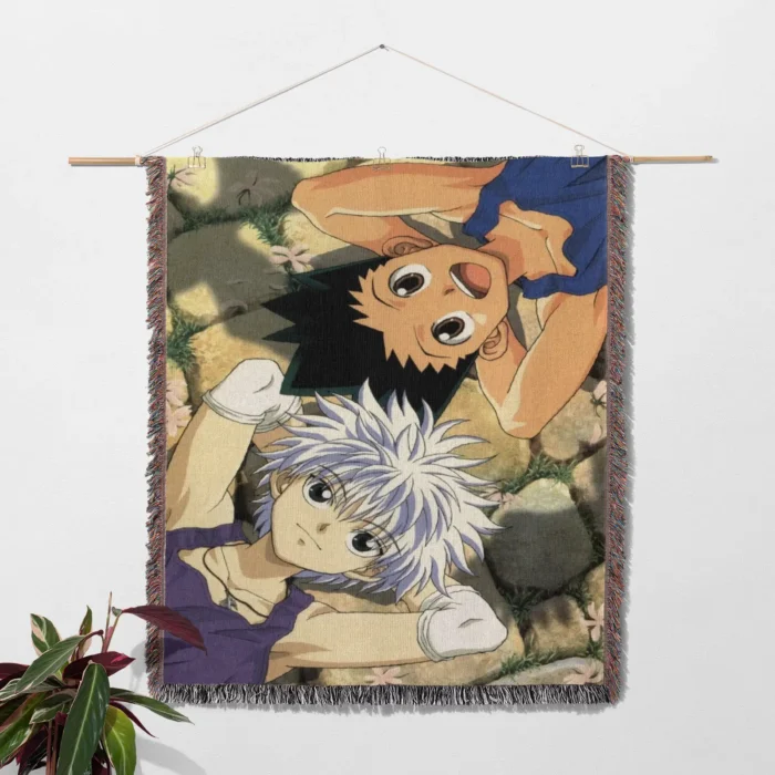 HxH Woven Tapestry Throw Blanket – Iconic Throw, Room & Home Decor, Perfect Gift - Image 2