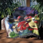 Inuyasha Woven Tapestry Throw Blanket – Classic Wall Art, Cozy Throw & Room Decor - Image 4