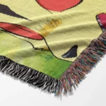 Inuyasha Woven Tapestry Throw Blanket – Classic Wall Art, Cozy Throw & Room Decor - Image 6