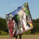 Inuyasha Woven Tapestry Throw Blanket – Stylish Room Accent, Wall Art & Gift Idea - Image 3
