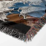 JJK Suguru Geto Woven Tapestry Throw Blanket – Stylish Wall Art, Room & Home Decor, Gift Idea - Image 6
