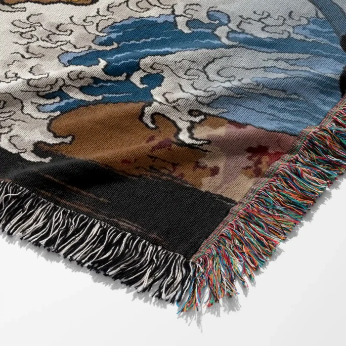 JJK Suguru Geto Woven Tapestry Throw Blanket – Stylish Wall Art, Room & Home Decor, Gift Idea - Image 6