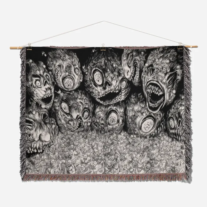 Berserk Eclipse Woven Tapestry Throw Blanket – Stunning Wall Rug, Home & Room Decor, Perfect Gift for Dark Fantasy Fans - Image 2