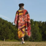 JJK Sukuna Woven Tapestry Throw Blanket – Bold Wall Hanging, Room & Home Decor, Collectible Gift - Image 5