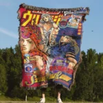 JoJo Johnny Joestar Adventure Woven Tapestry Throw Blanket – Iconic Wall Art, Room & Home Decor - Image 4
