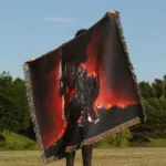 Berserk Armor Woven Tapestry Throw Blanket – Bold Wall Art, Room & Home Decor, Must-Have Collectible & Gift - Image 3