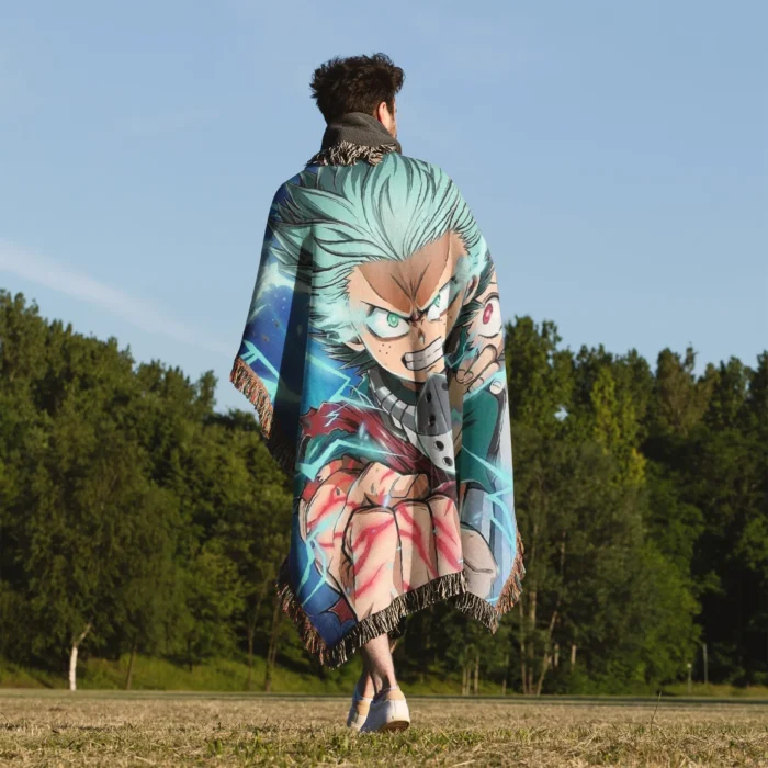 MHA Woven Tapestry Throw Blanket – Wall Art, Room & Home Decor, Collectible Anime Accent - Image 5