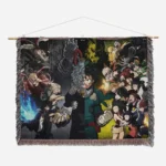 MHA Woven Tapestry Throw Blanket – Vibrant Room Decor, Wall Hanging & Home Accent - Image 2